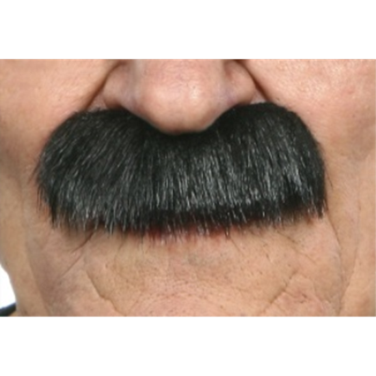 Image sur MUSTACHE BUSHY STRAIGHT - BLACK