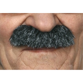 Image de MUSTACHE BUSHY STRAIGHT - DARK GREY