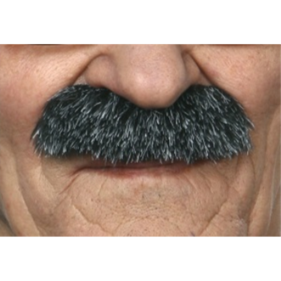 Image sur MUSTACHE BUSHY STRAIGHT - DARK GREY