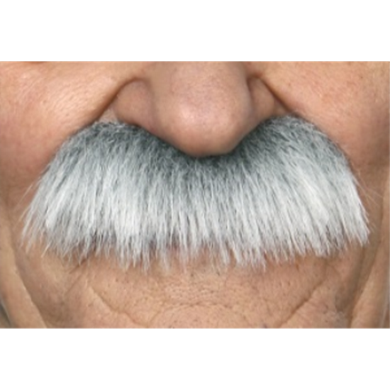 Image sur MUSTACHE BUSHY STRAIGHT - LIGHT GREY