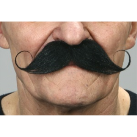 Image sur MUSTACHE CURLY - BLACK