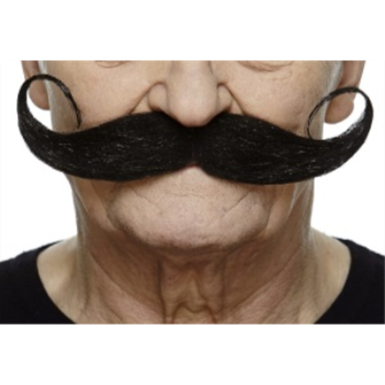 Image sur MUSTACHE THICK CURLY - BLACK
