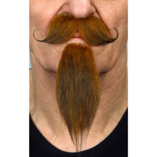 Image sur MUSTACHE AND LONG PINCH - BROWN