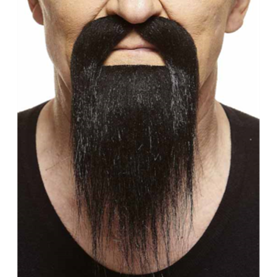 Image sur MUSTACHE AND LONG GOATEE - BLACK