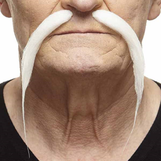Picture of MUSTACHE THIN - WHITE