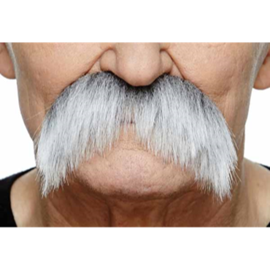 Image sur MUSTACHE BUSHY - LIGHT GREY