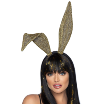 Image de BUNNY EAR HEADBAND - SILVER GLITTER