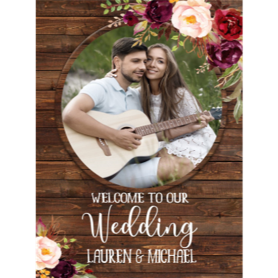 Image sur LAWN YARD SIGN - WEDDING - PERSONALIZE