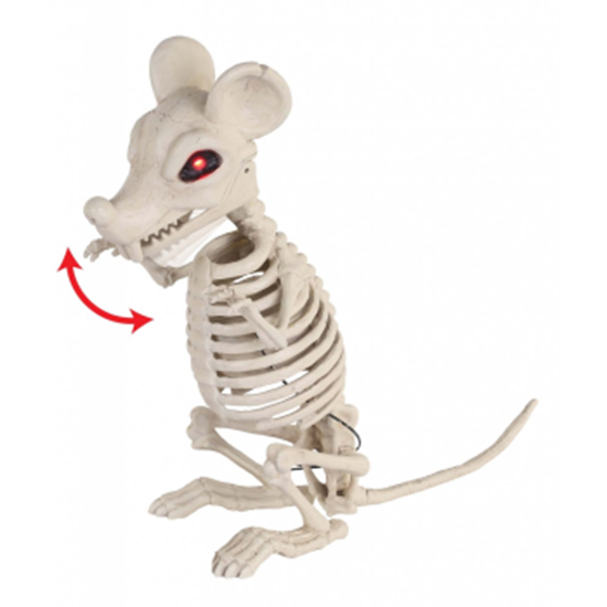 Picture of SKELETON RAT - ANIMATED W/LIGHT UP EYE/SOUND