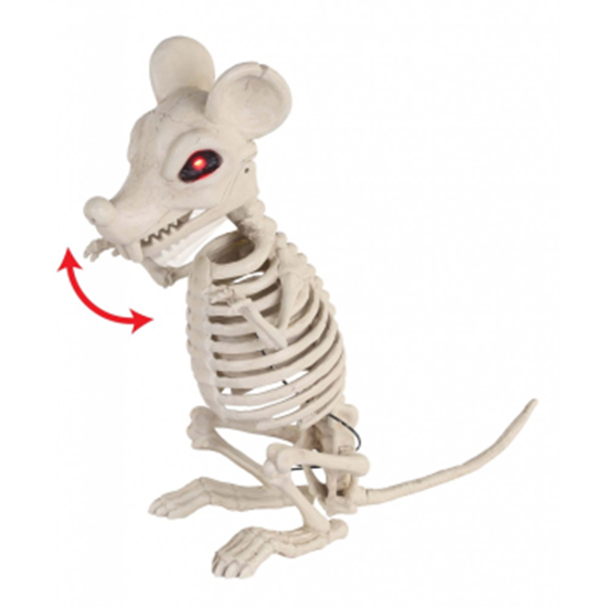 Image sur SKELETON RAT - ANIMATED W/LIGHT UP EYE/SOUND