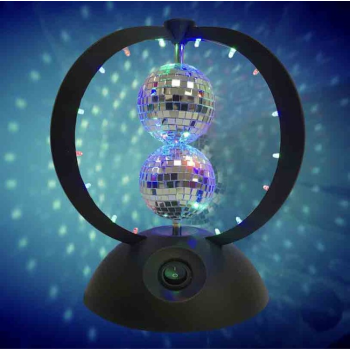 Image de ELECTRONICS - TWIN HELIX - 2 ROTATING MIRROR BALL ONE ON TOP OF EACH OTHER