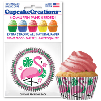 Picture of BAKING CUPS - STANDARD - PINK FLAMINGO