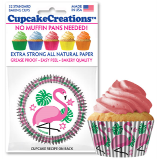 Picture of BAKING CUPS - STANDARD - PINK FLAMINGO