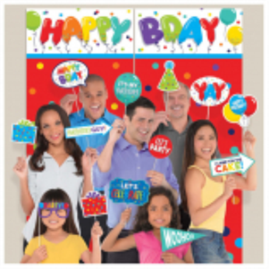 Picture of DECOR - Birthday Celebration Scene Setter With Props