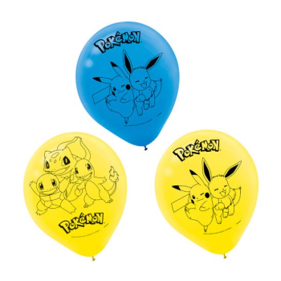 Image sur POKEMON - 12" LATEX BALLOONS