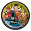 Picture of JUSTICE LEAGUE - HEROES UNITE - 9" ROUND PLATES