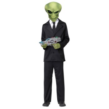 Image de ALIEN MASK AND HANDS GREEN - KIDS