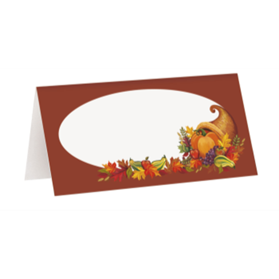 Image sur FALL HARVEST PLACE CARDS 