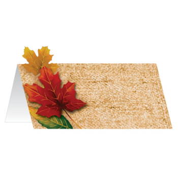 Image de FALL LEAVES PLACE CARDS 