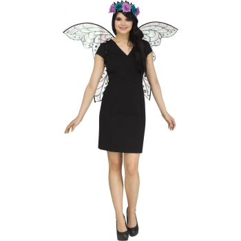 Image de WINGS FAIRY - BLACK AND PURPLE GLITTER