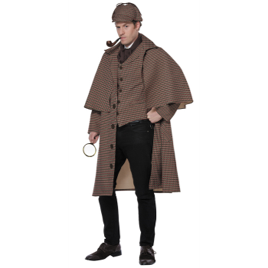 Picture of ENGLISH DETECTIVE - SHERLOCK HOLMES - ADULT XLARGE