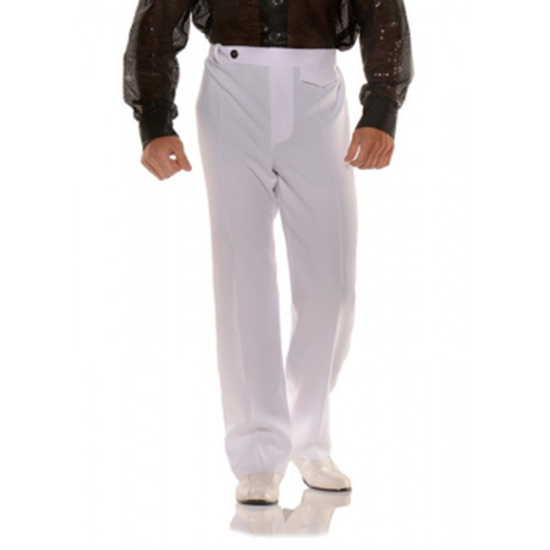 Picture of 70'S DISCO PANTS - WHITE ADULT STANDARD