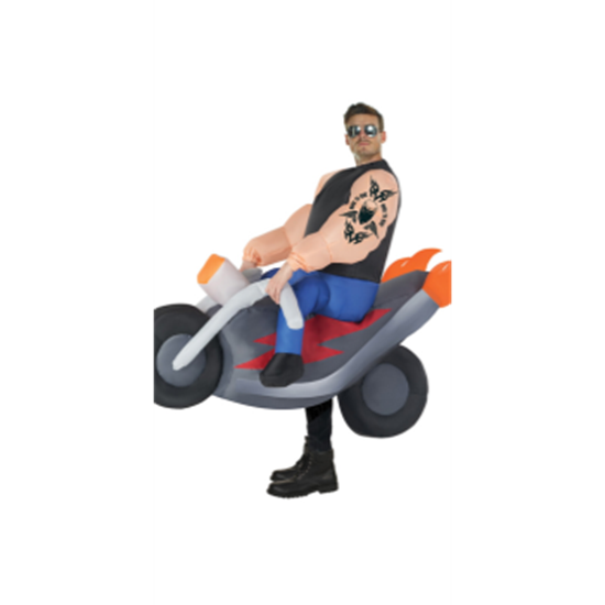 Picture of INFLATABLE BIKER COSTUME ADULT