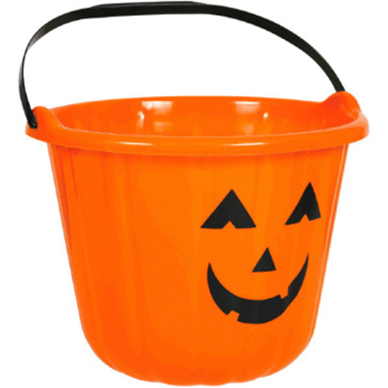 Picture of PUMPKIN PAIL BUCKETS ORANGE