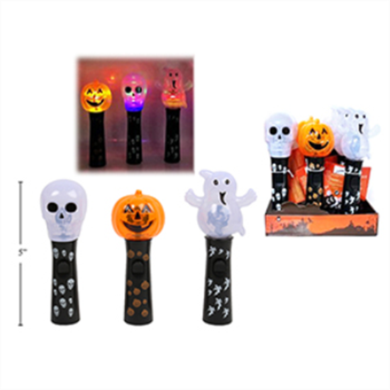 Picture of HALLOWEEN CHARACTERS LED SPINNING TORCH