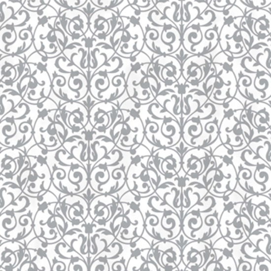 Picture of PRINTED TISSUE PAPER - BROCADE SILVER