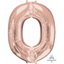Picture of 34" LETTER O SUPER SHAPE - ROSE GOLD