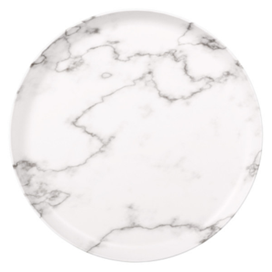 Picture of SERVING WARE - TRAY 14" ROUND MELAMINE - MARBLE