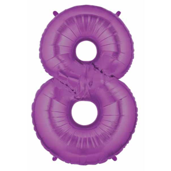 Picture of 40'' NUMBER 8 SUPERSHAPE - PURPLE