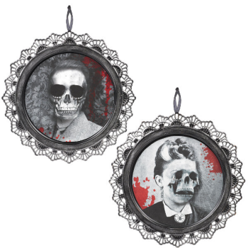 Picture of SKULL PORTRAIT METAL SIGN