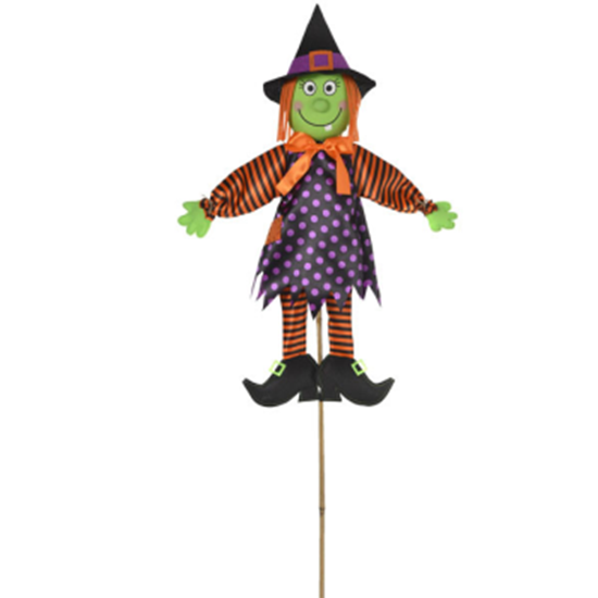 Picture of LAWN YARD SIGN - 4' WITCH PLUSH