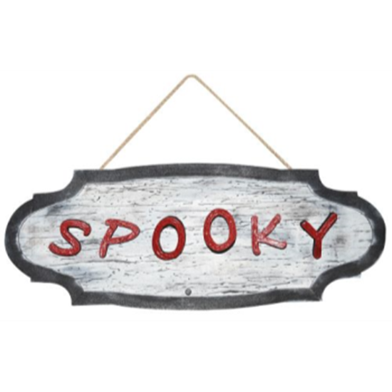 Image sur 27" ANIMATED SPOOKY SIGN