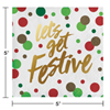 Image sur TABLEWARE - LET'S GET FESTIVE BEVERAGE NAPKINS