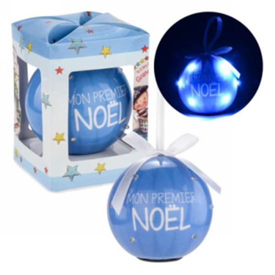 Picture of DECOR - CHRISTMAS ORNAMENT - MON PREMIER NOËL - BLUE