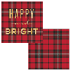 Image sur TABLEWARE - HAPPY AND BRIGHT BEVERAGE NAPKINS