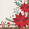 Picture of TABLEWARE - MODERN POINSETTIA LUNCHEON NAPKINS