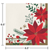 Picture of TABLEWARE - MODERN POINSETTIA LUNCHEON NAPKINS