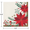 Image sur TABLEWARE - MODERN POINSETTIA LUNCHEON NAPKINS