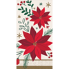 Picture of TABLEWARE - MODERN POINSETTIA GUEST TOWELS