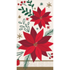 Image sur TABLEWARE - MODERN POINSETTIA GUEST TOWELS