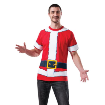 Picture of WEARABLES - SANTA T-SHIRT - ADULT MEDIUM