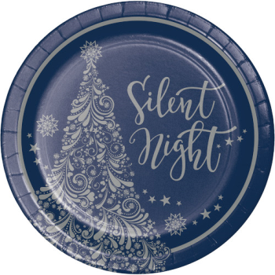 Picture of TABLEWARE - SILENT NIGHT 9" PLATES