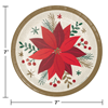 Picture of TABLEWARE - MODERN POINSETTIA 7" PLATES