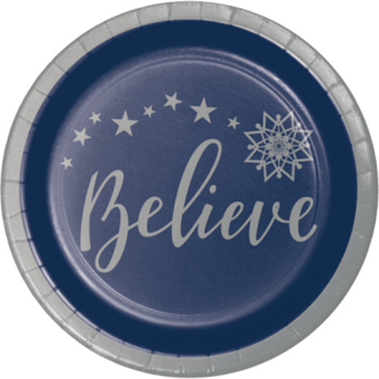 Image sur TABLEWARE - SILENT NIGHT  7" PLATES - BELIEVE