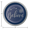 Picture of TABLEWARE - SILENT NIGHT  7" PLATES - BELIEVE