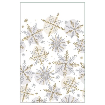 Picture of TABLEWARE - SHINING SNOW PAPER TABLE COVER